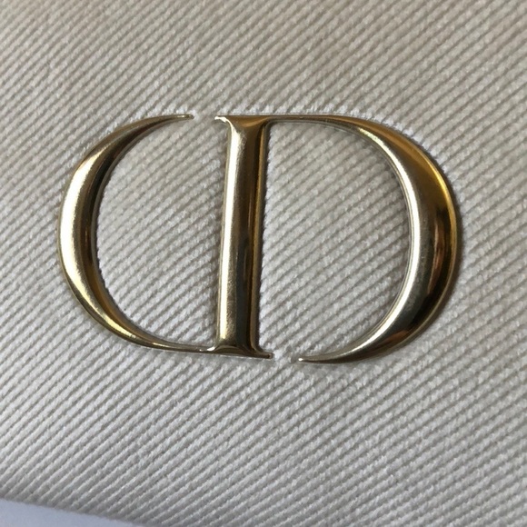 Dior Beauty Makeup Bag Pouch Off White Velvet Medium Makeup Bag Authentic - Picture 7 of 15